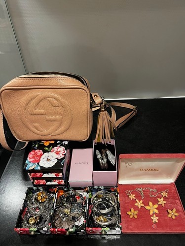Job lot jewellery boxes bag - job, &