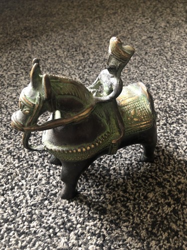 Vintage solid bronze figure - vintage,